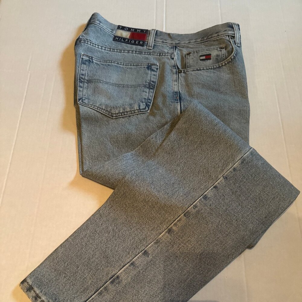 Vintage men's light blue tommy jeans size 33/34